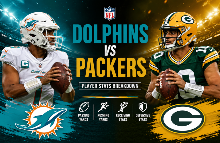 Miami Dolphins vs Green Bay Packers Match Player Stats