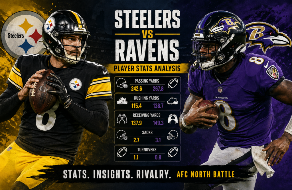 Steelers vs Ravens Match Player Stats