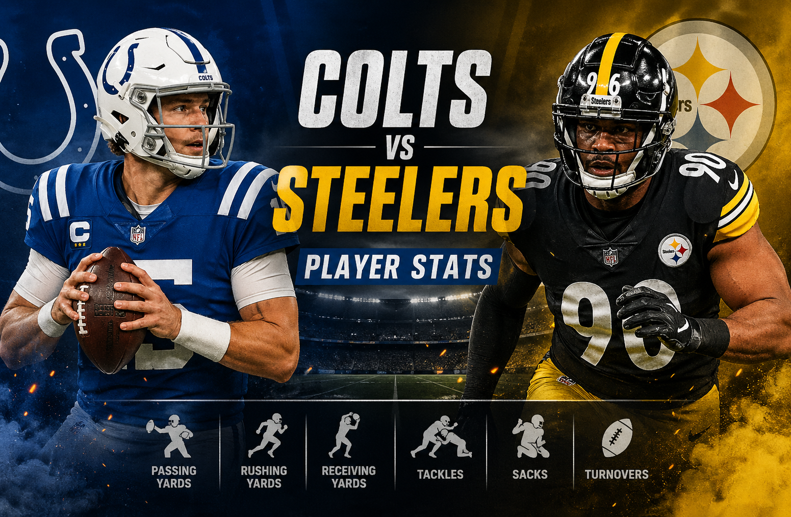 Colts vs Pittsburgh Steelers Match Player Stats