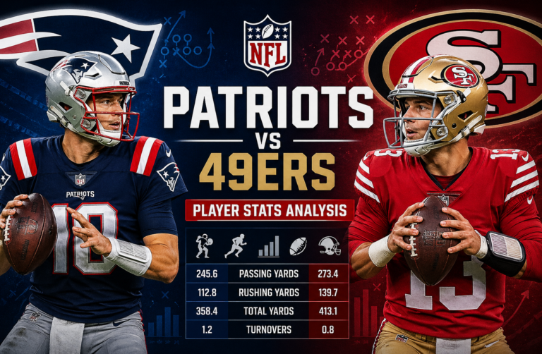 New England Patriots vs 49ers Player Stats