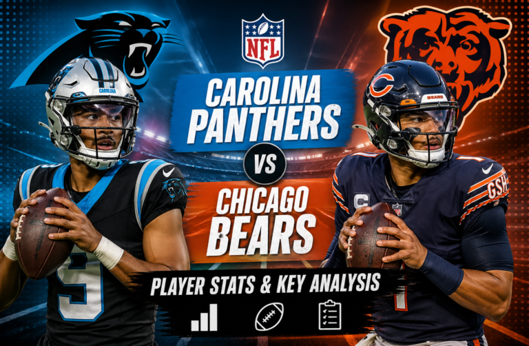 Carolina Panthers vs Chicago Bears Match Player Stats