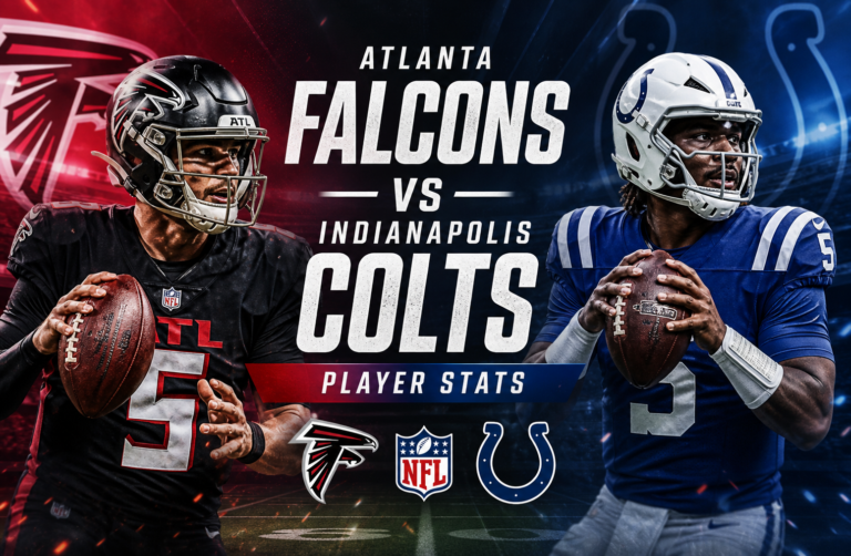 Atlanta Falcons vs Colts Match Player Stats