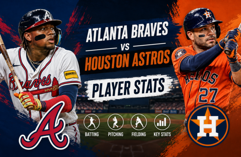 Atlanta Braves vs Houston Astros Match Player Stats